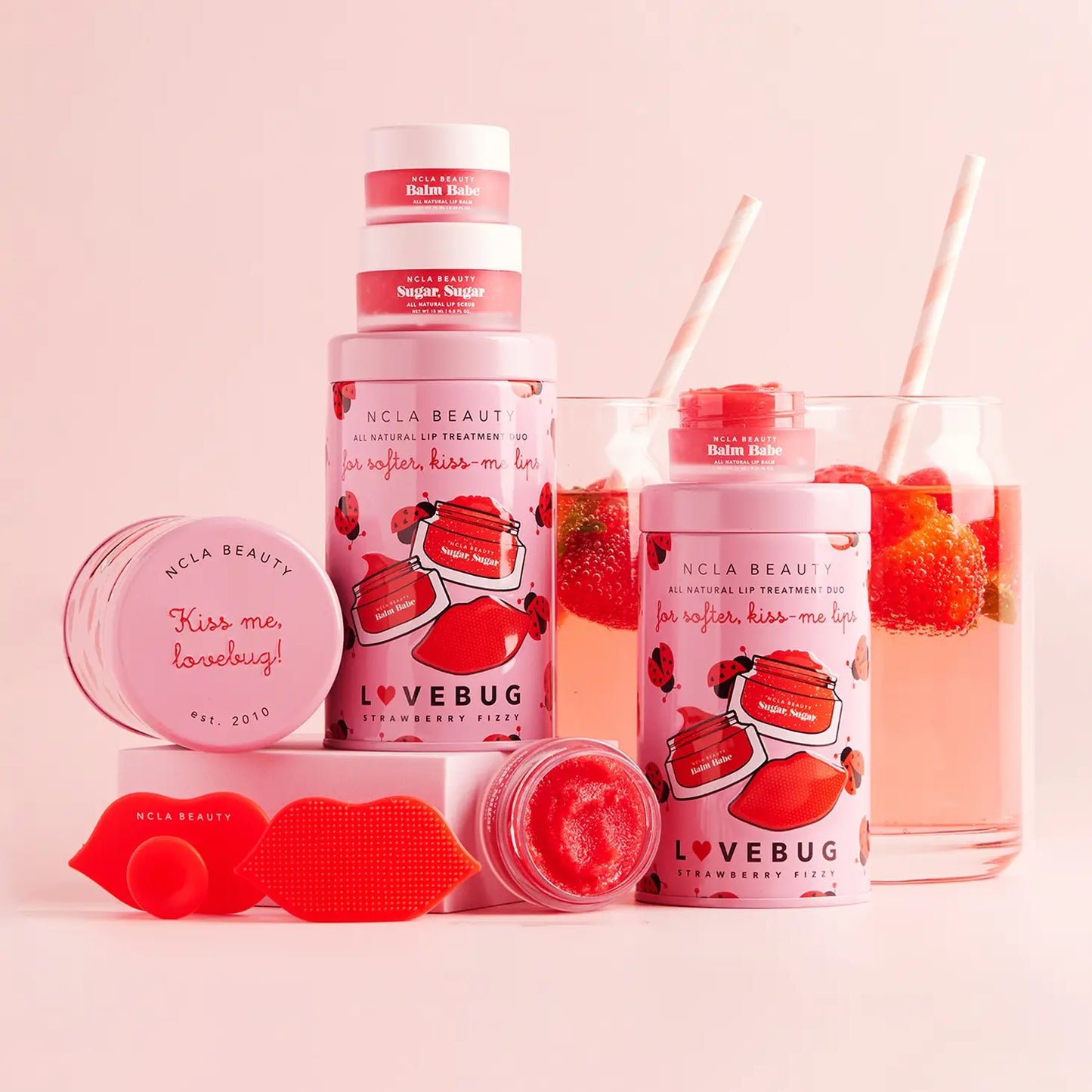 Lovebug Lip Care Set + Lip Scrubber