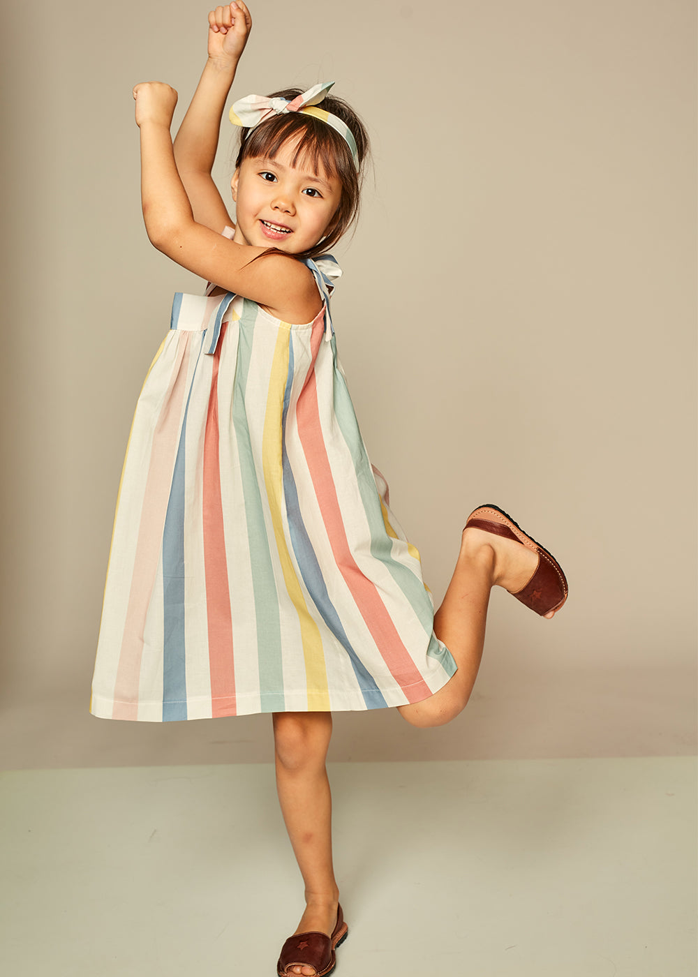 Kids on the Moon Bow Dress
