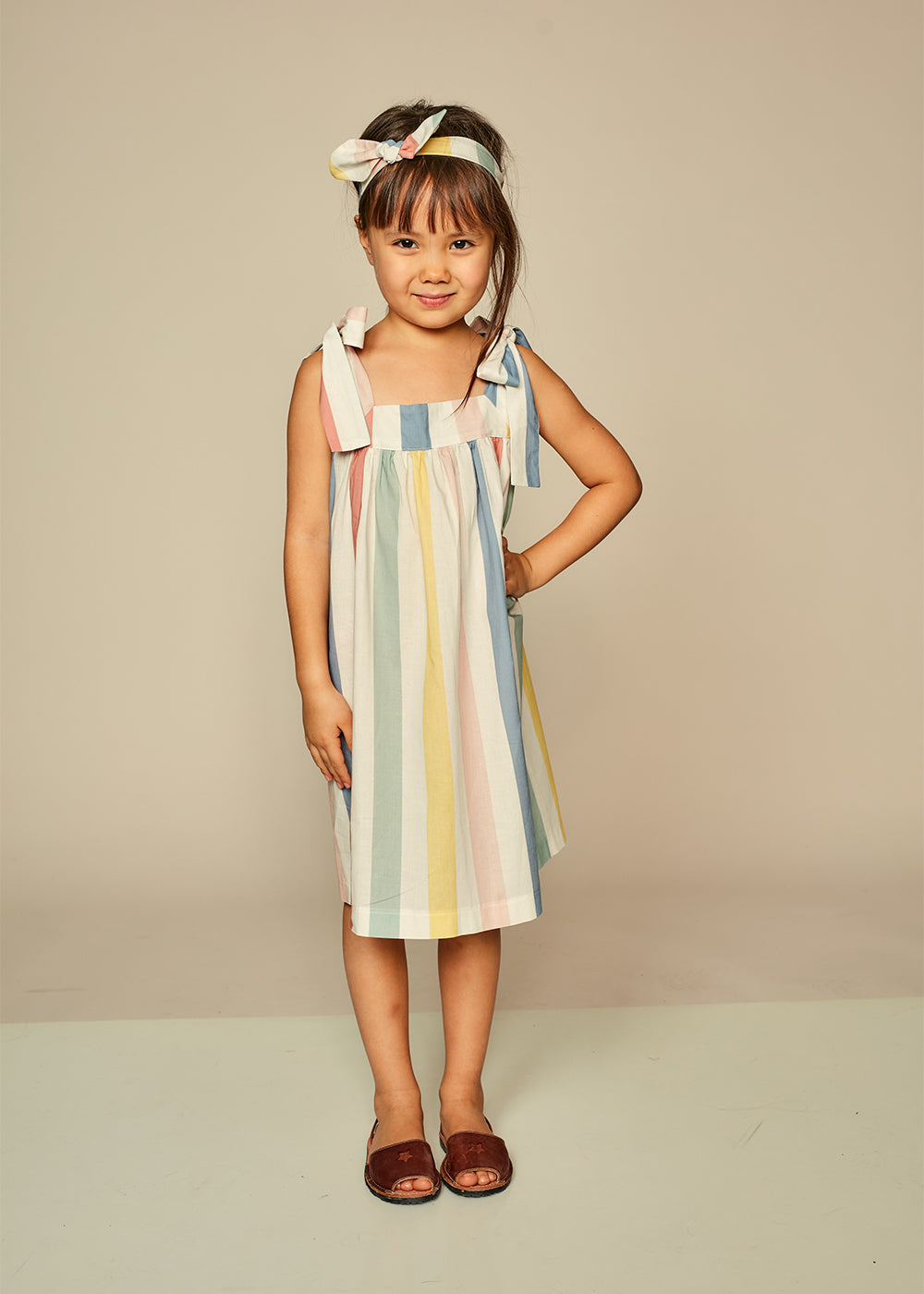 Kids on the Moon Bow Dress