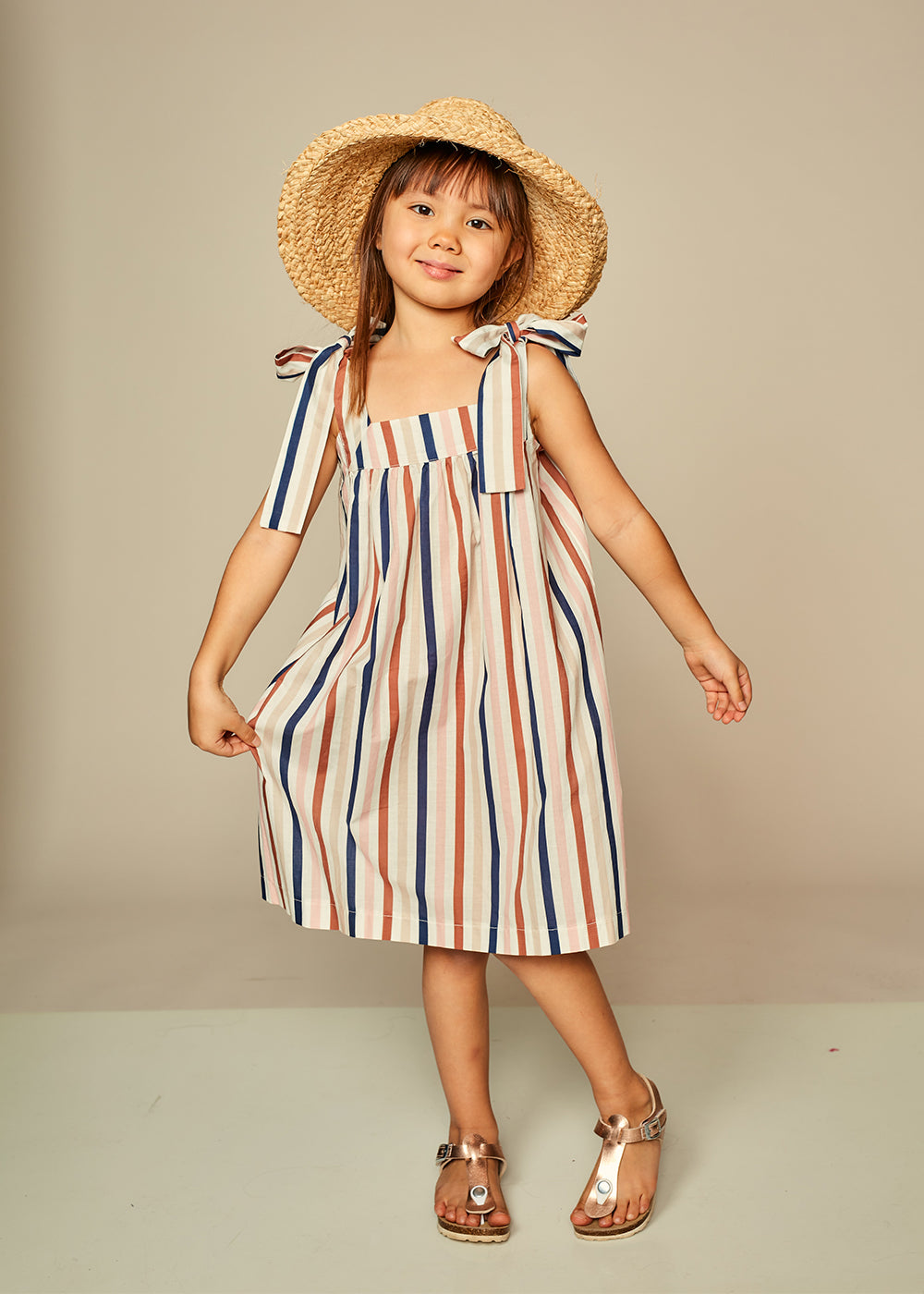 Kids on the Moon Bow Dress