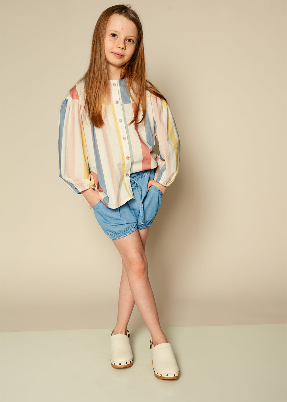 Kids on the Moon Yoke Blouse