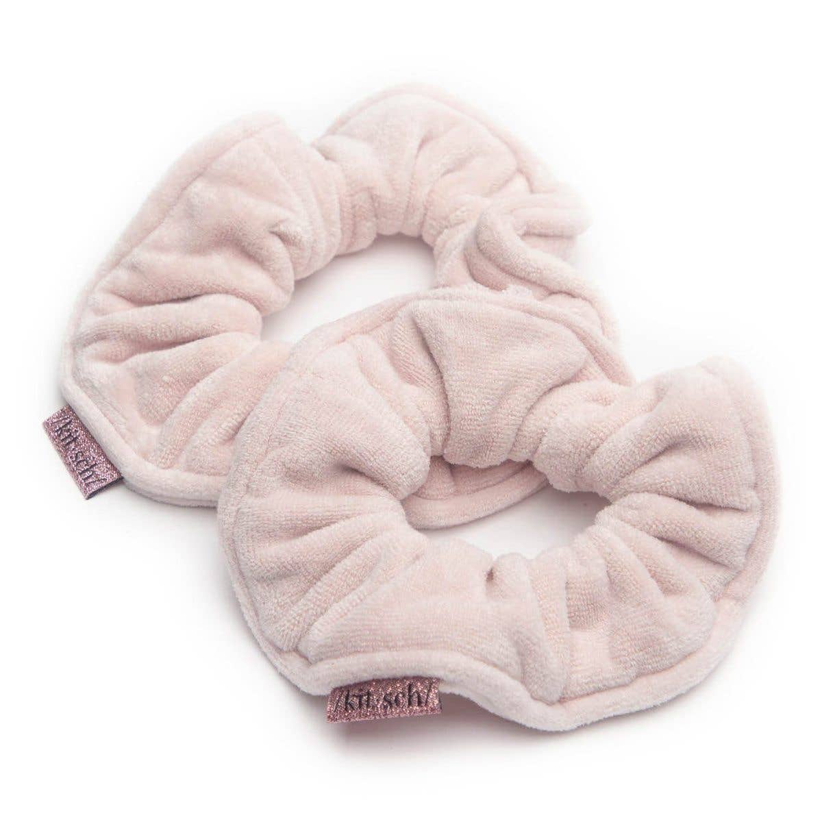 Kitsch Microfiber Towel Scrunchies - Blush