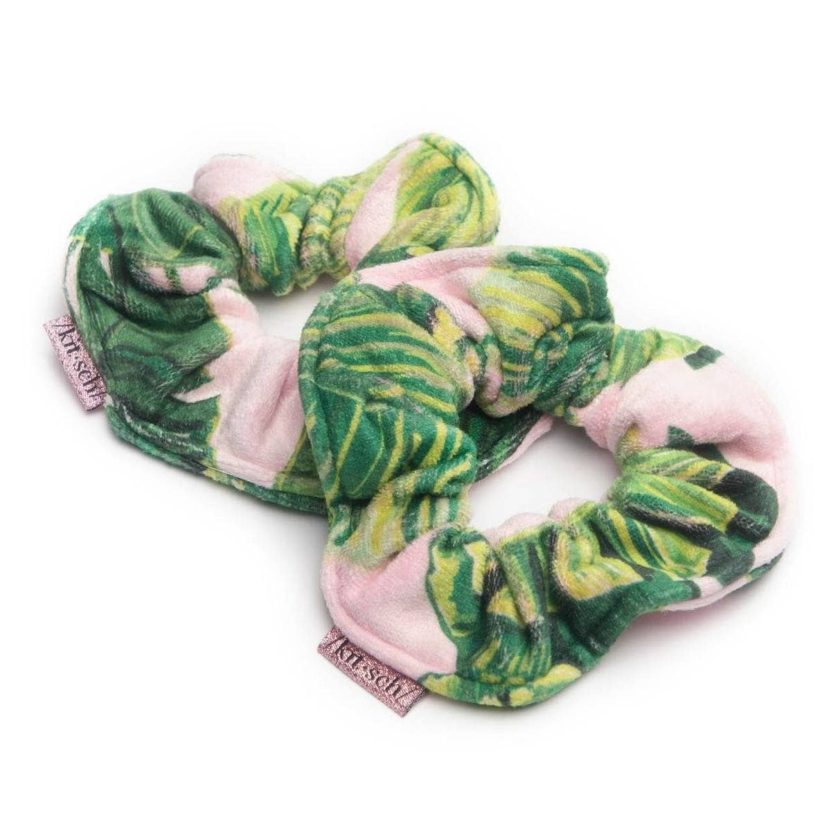 Kitsch Microfiber Towel Scrunchies - Palm Print