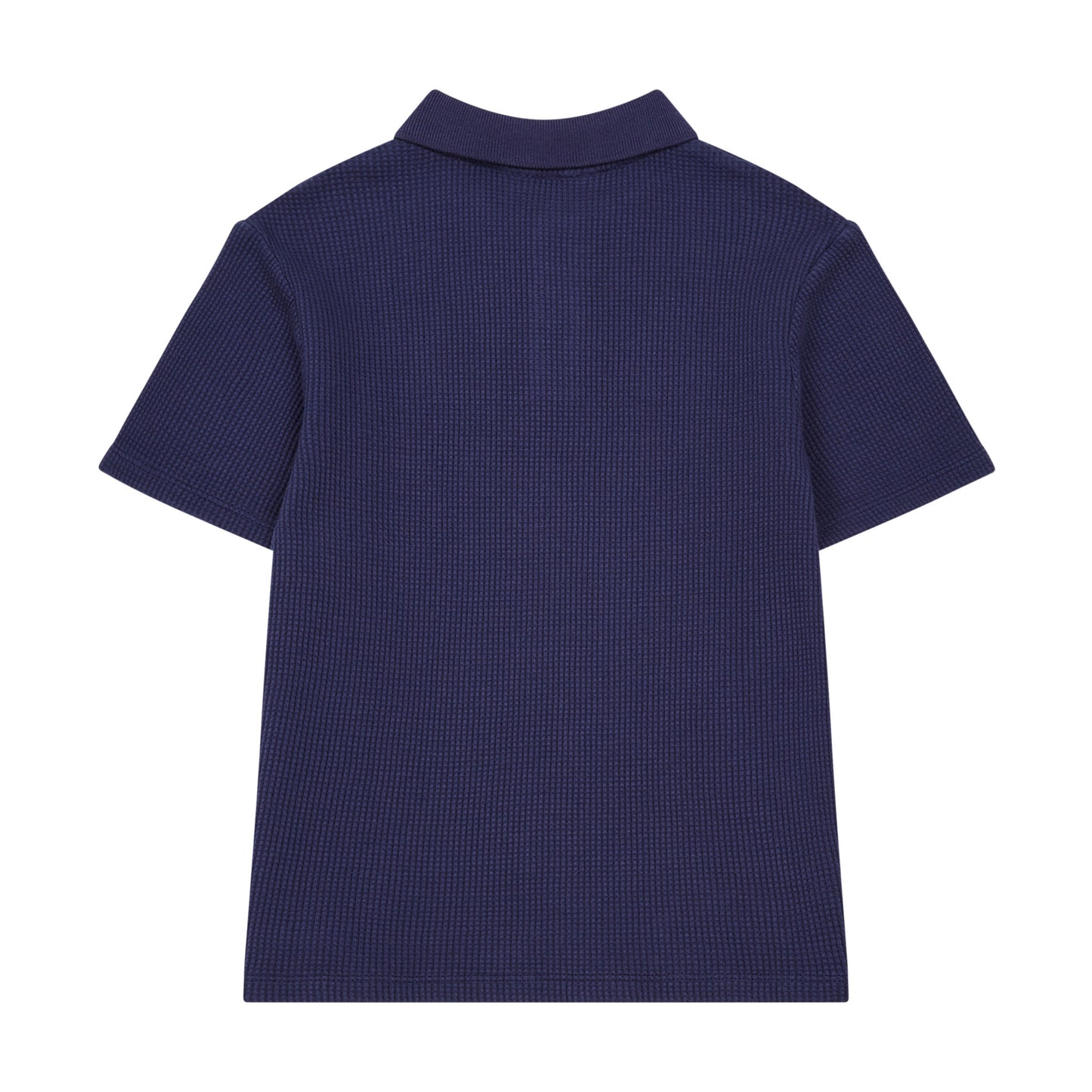 Hundred Pieces – Waffel-Poloshirt
