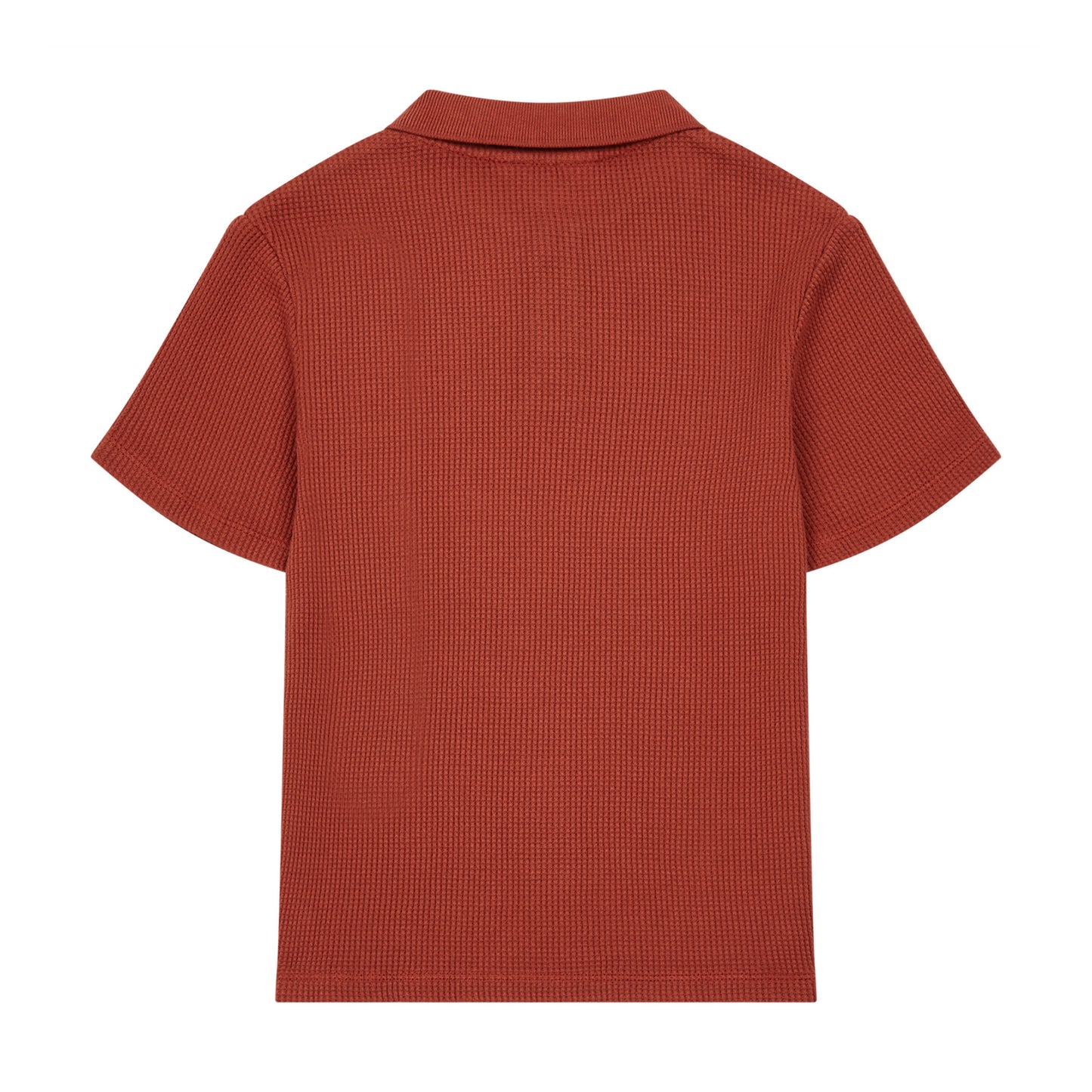 Hundred Pieces – Waffel-Poloshirt