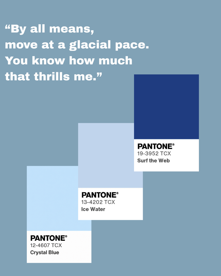 the blue edit