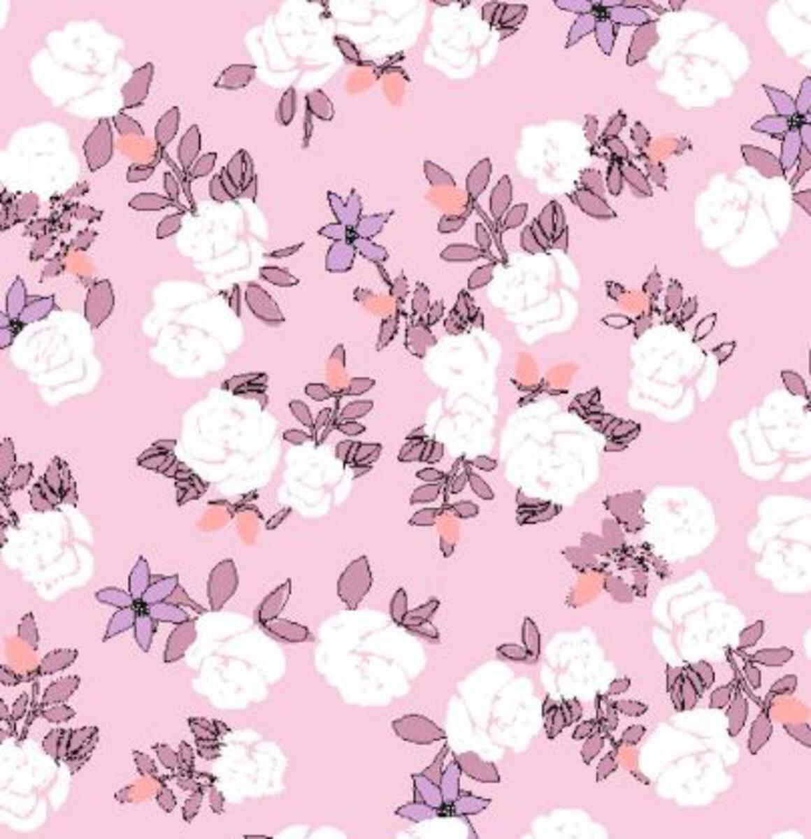 Theme NYC Drew Skirt | Pink-White Florals