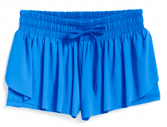 Suzette Flyaway Shorts | Cool Blue