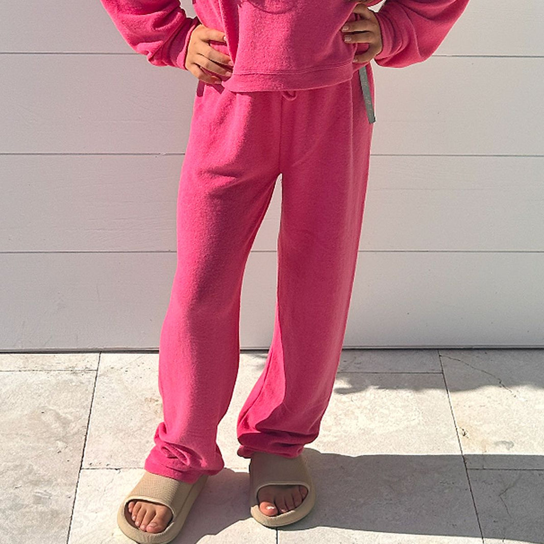 Suzette Adult Pink Cuddle Soft Straight Leg Pant
