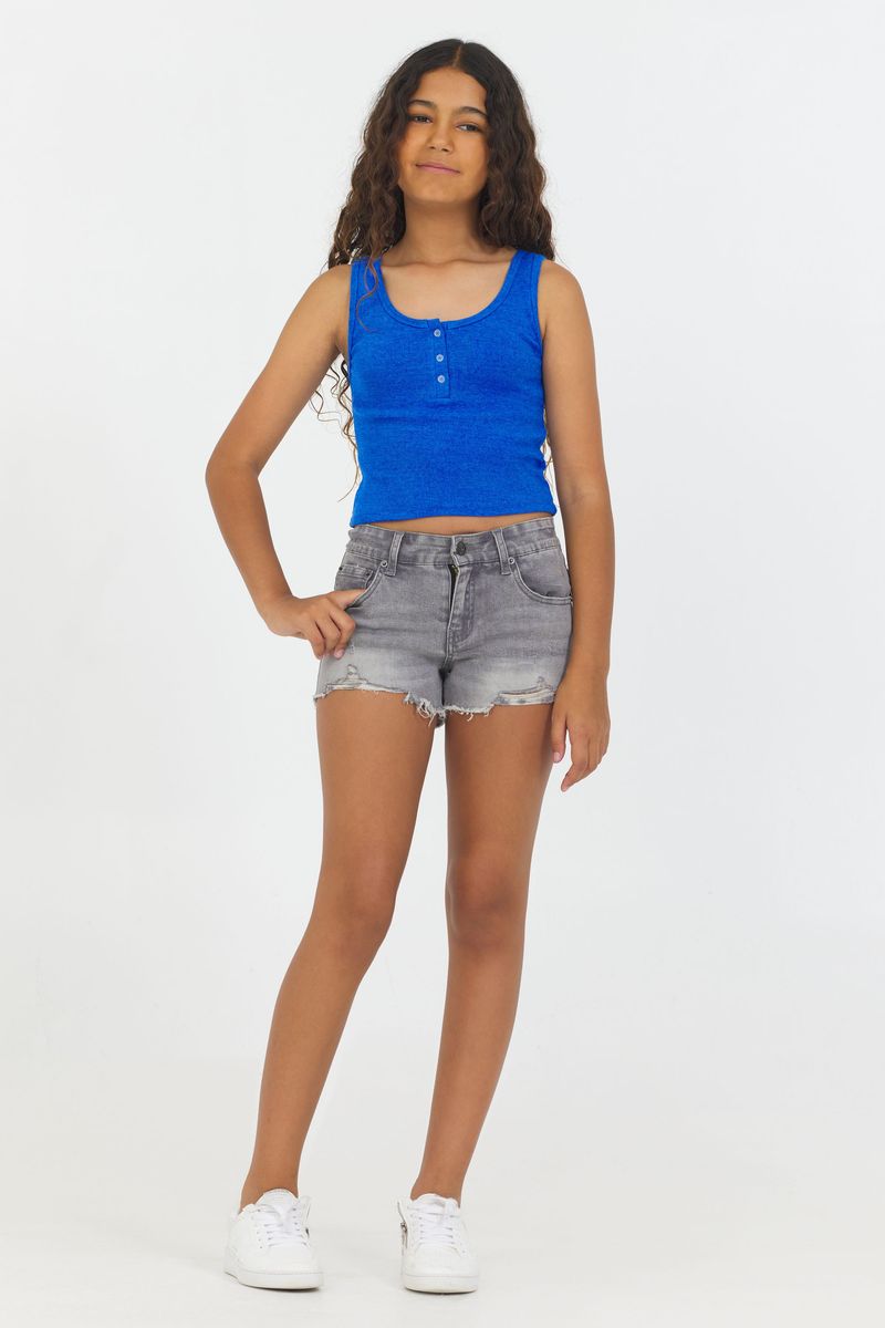 Vintage Havana Henley Tank | Royal Blue