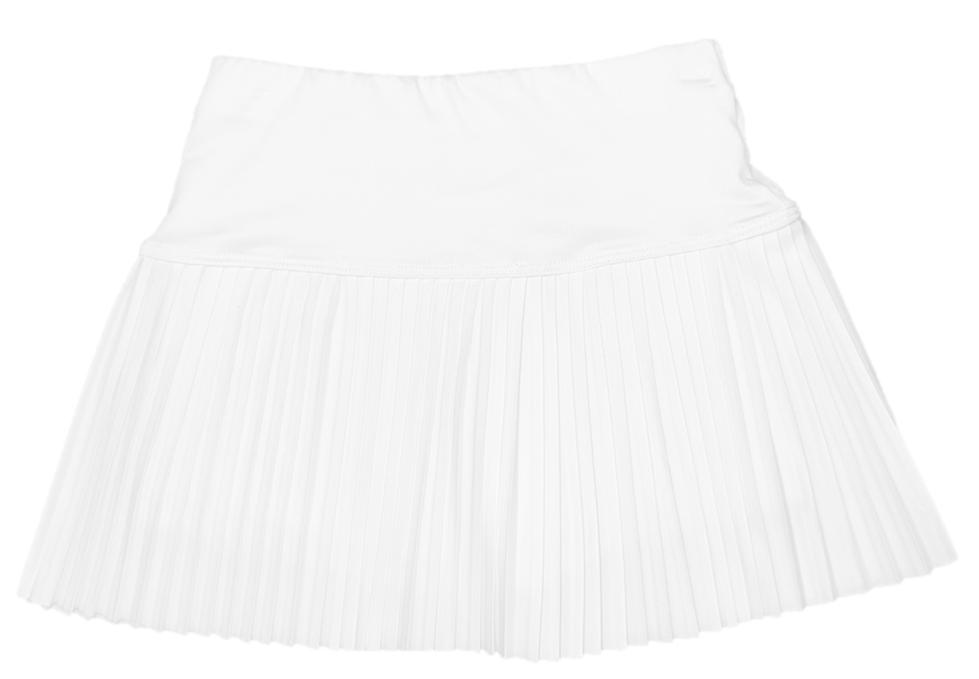 Tween Pleated Skort | White