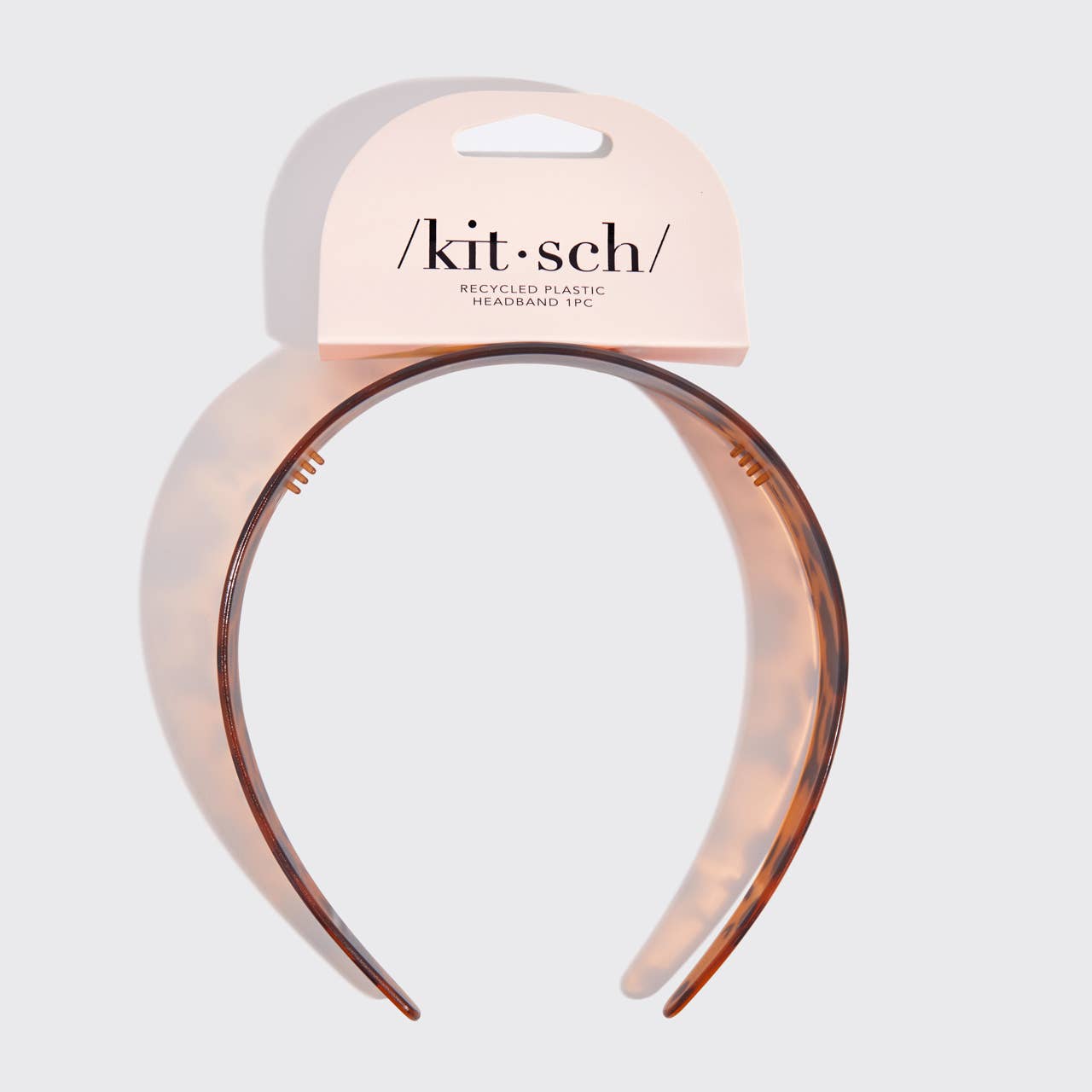 Kitsch Recycled Plastic Wide Headband – Tortoise