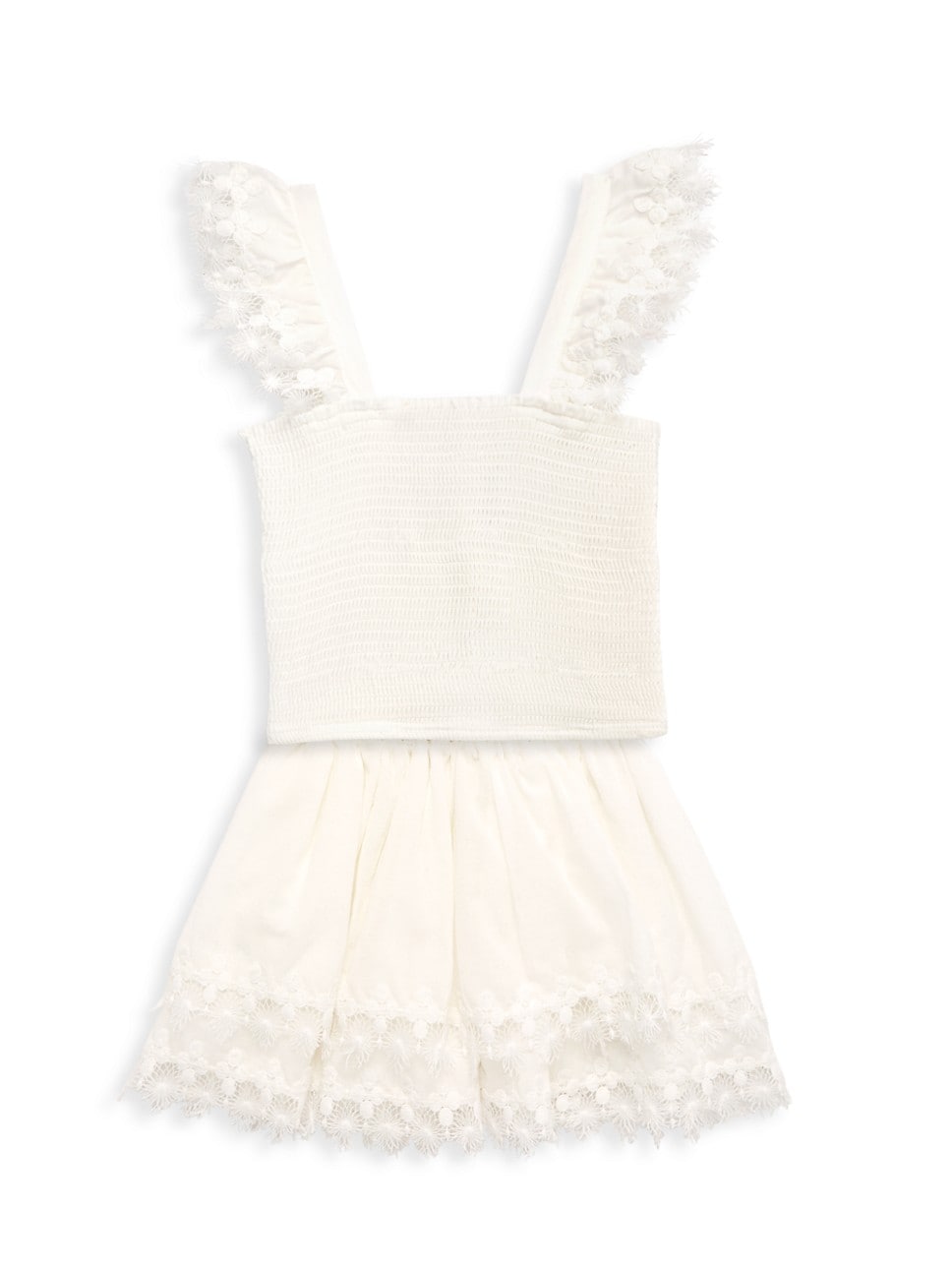 Little Peixoto Mariel White Skirt Set