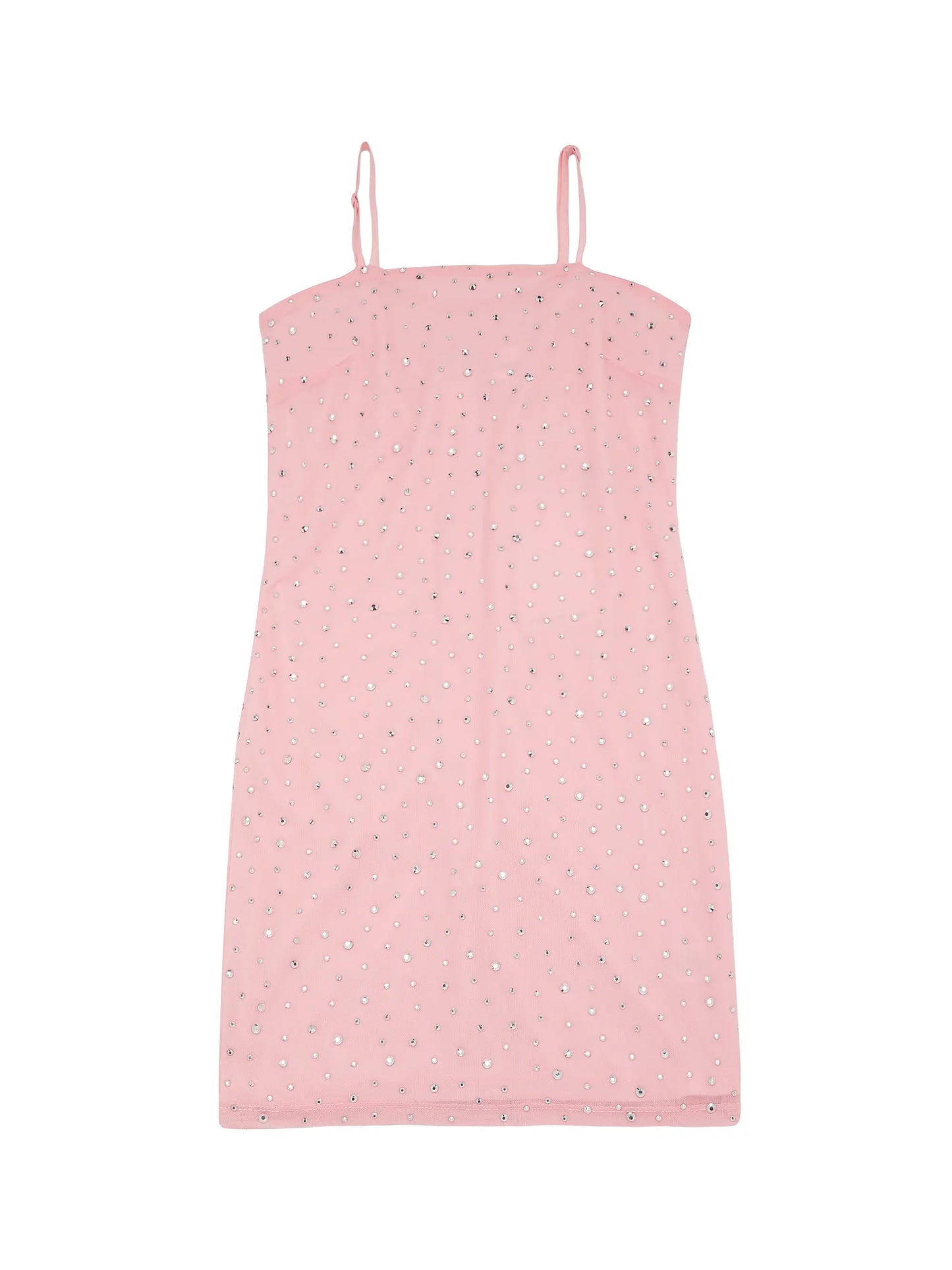 Theme NYC Brooke Ballet Rhinestone Mesh Dress