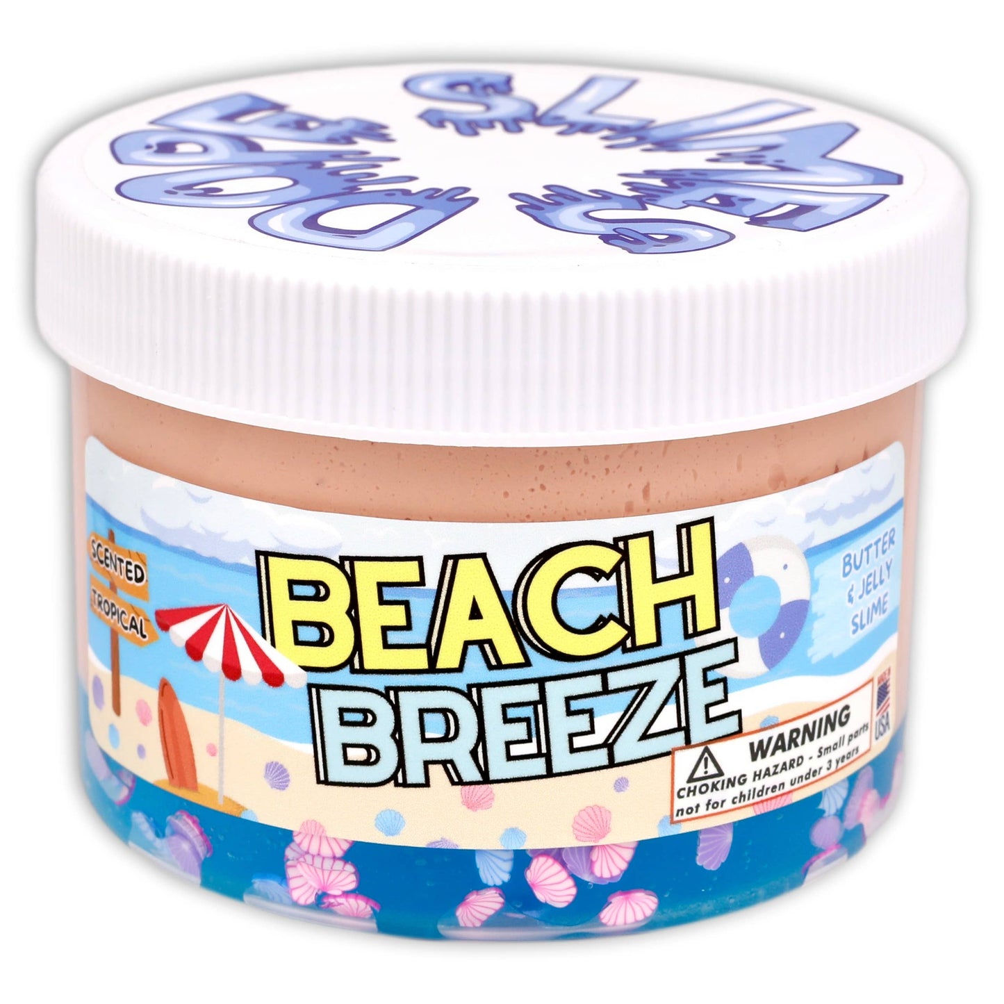 Dope Slimes Beach Breeze: Hybrid Textured Slime