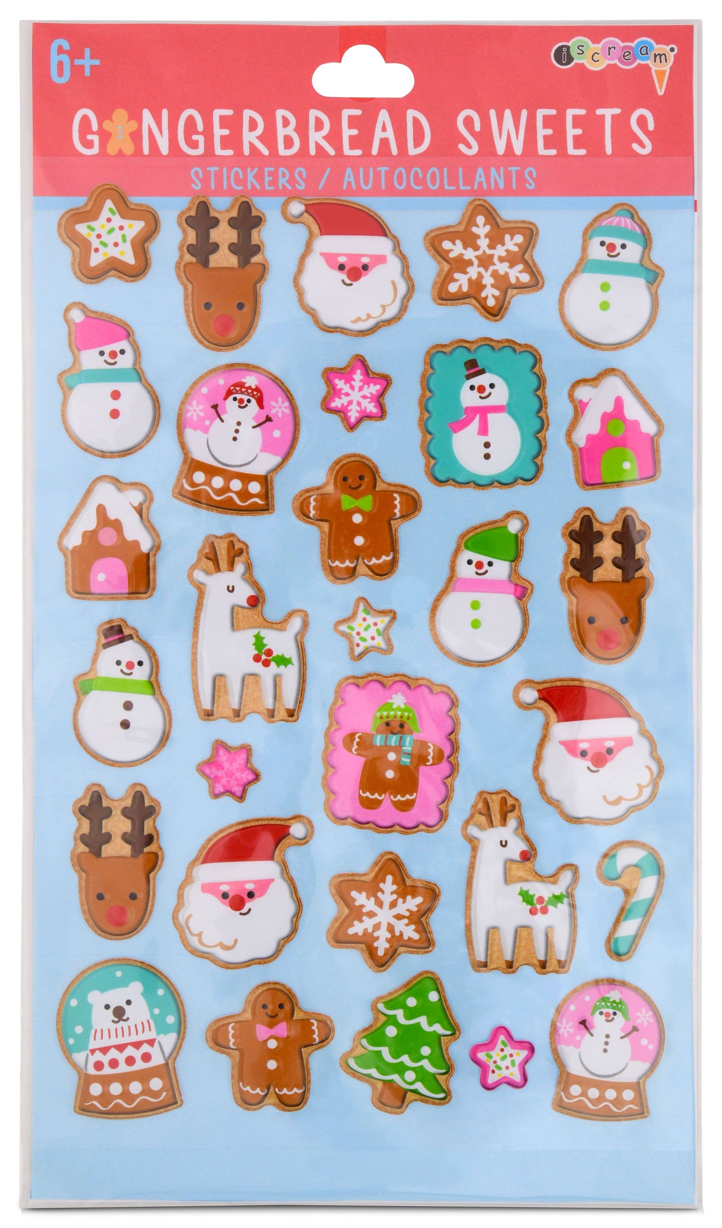 iScream Gingerbread Sweets Stickers