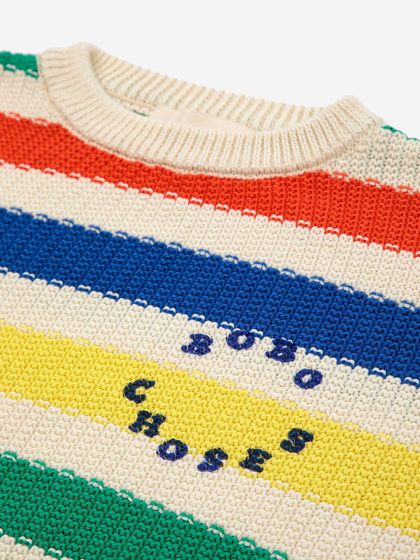 Bobo Choses Multicolor Stripes Beach Sweater