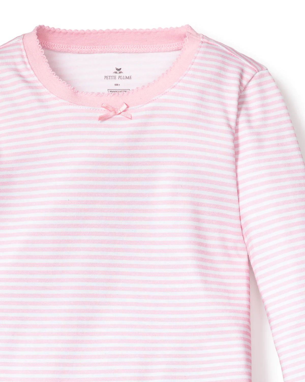 Petite Plume Children's Pima Snug Fit Stripe Pajama Set