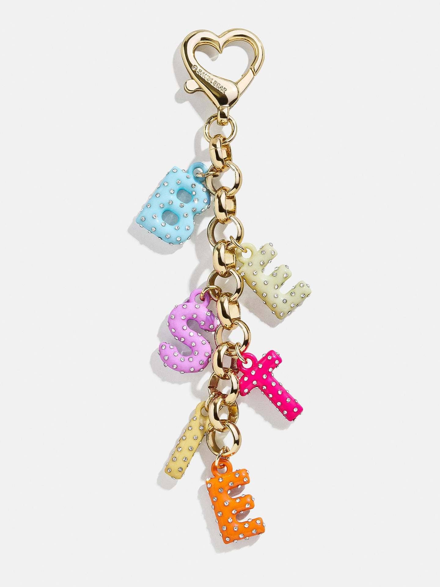 Color Pop BESTIE Letter Bag Charm/Keychain