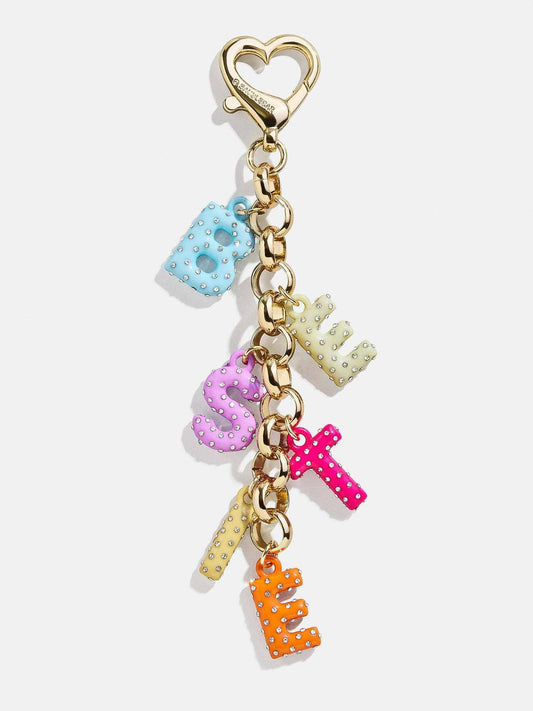 Color Pop BESTIE Letter Bag Charm/Keychain