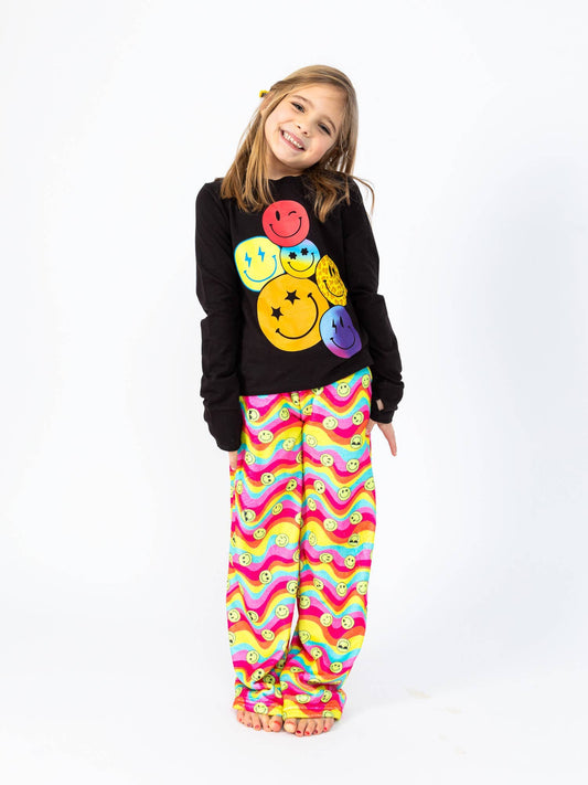 Preppy Goose Girls Plush Lounge Pants | Groovy Smiles