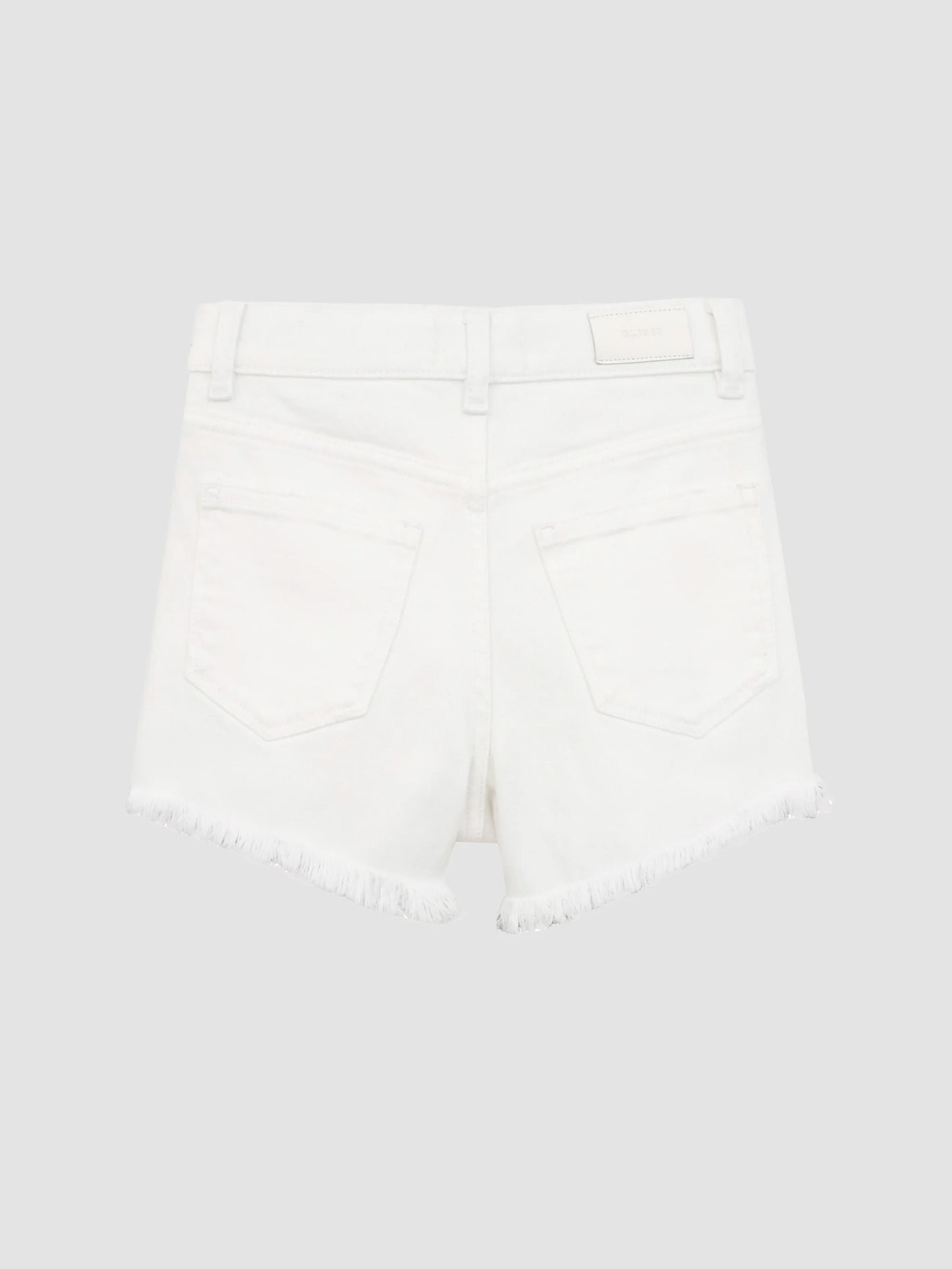 DL1961 Lucy Shorts High Rise Cut Off | Weiß Ausgefranst