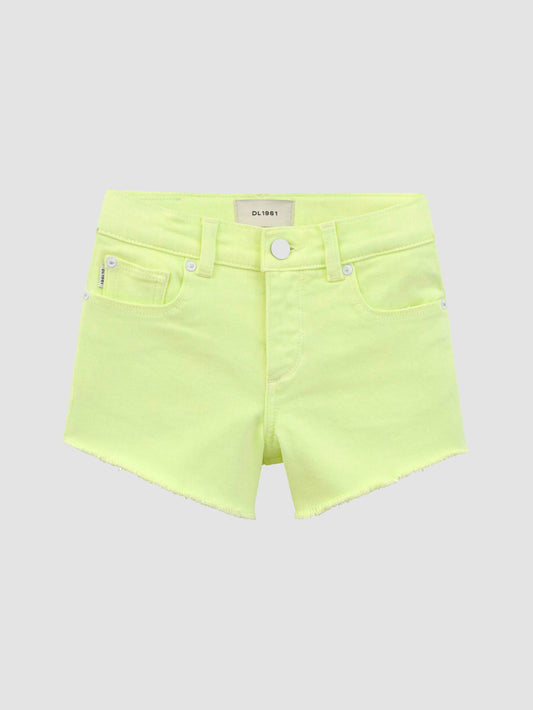 DL1961 Lucy Shorts Cut Off | Limeade