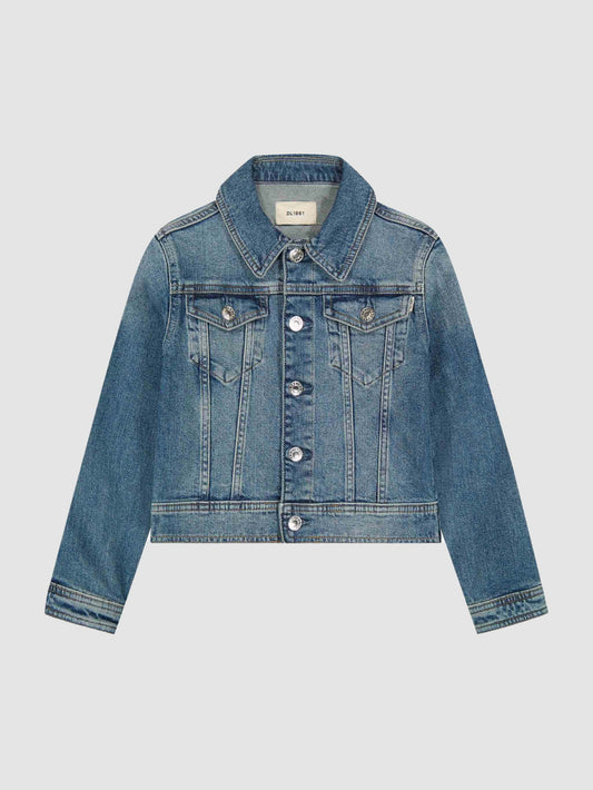 DL1961 Manning Jeansjacke im Used-Look