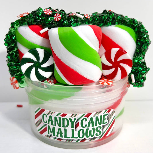 Candy Cane Mallows Slime