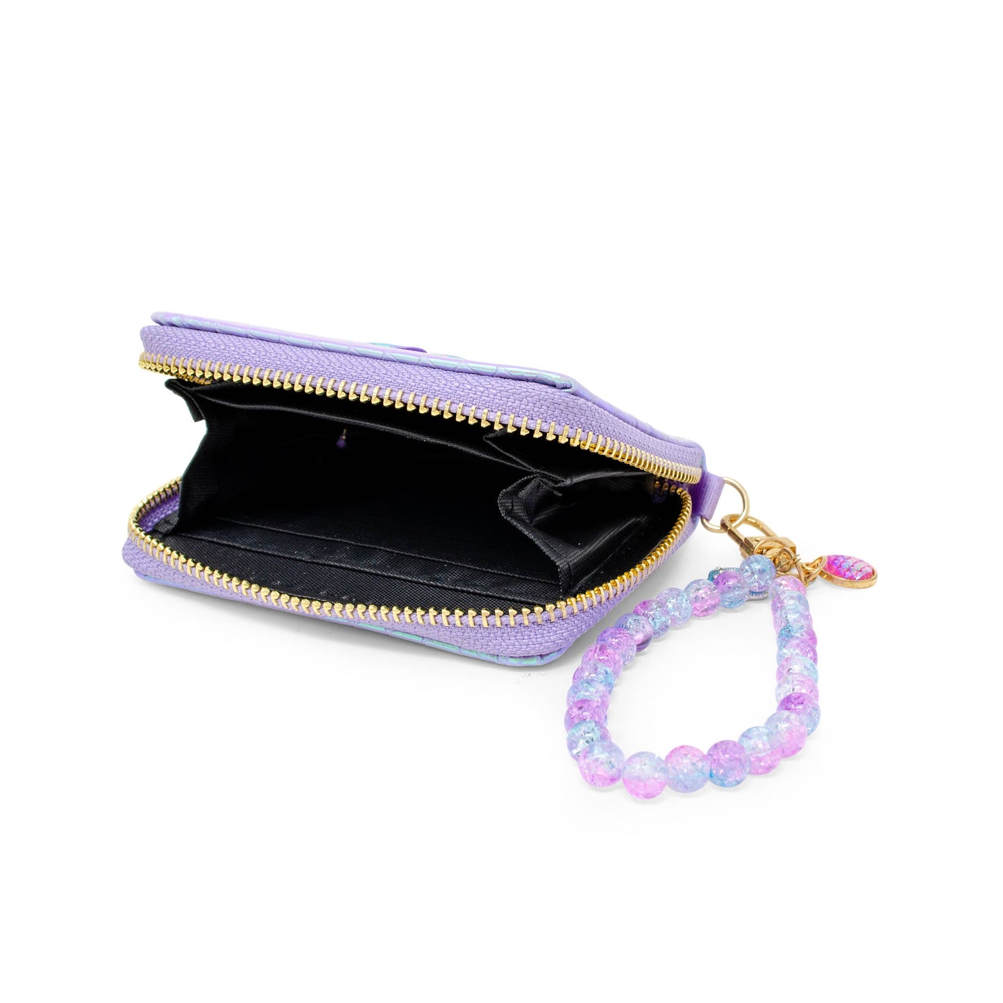 Shiny Seashell Mermaid Wallet | Purple