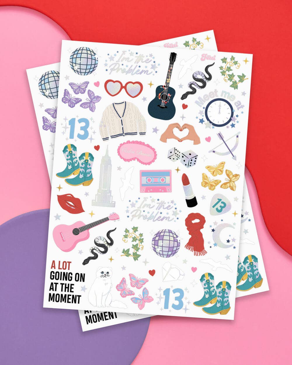Taylor Swift Eras Temporary Tattoos | Set of 74
