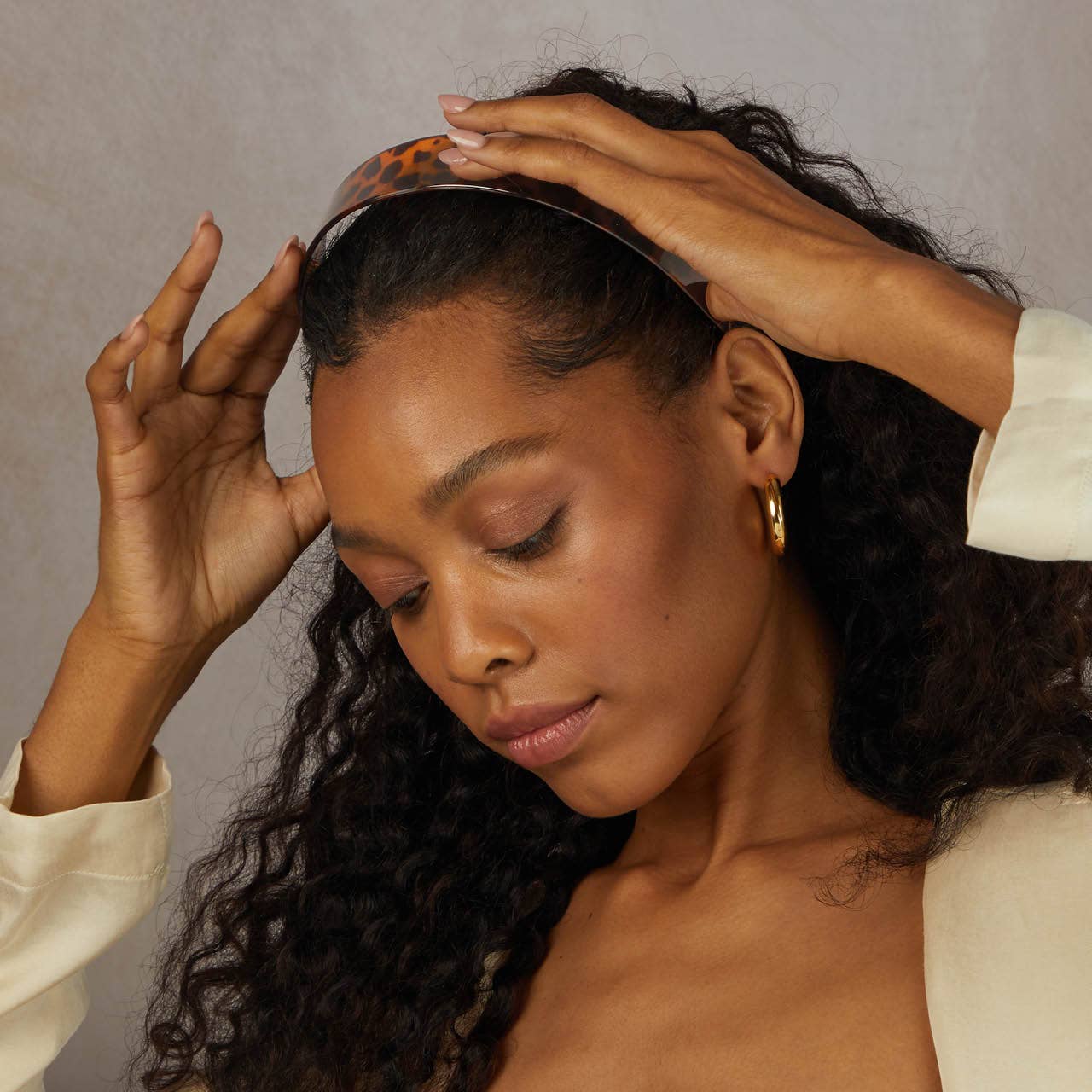 Kitsch Recycled Plastic Wide Headband – Tortoise