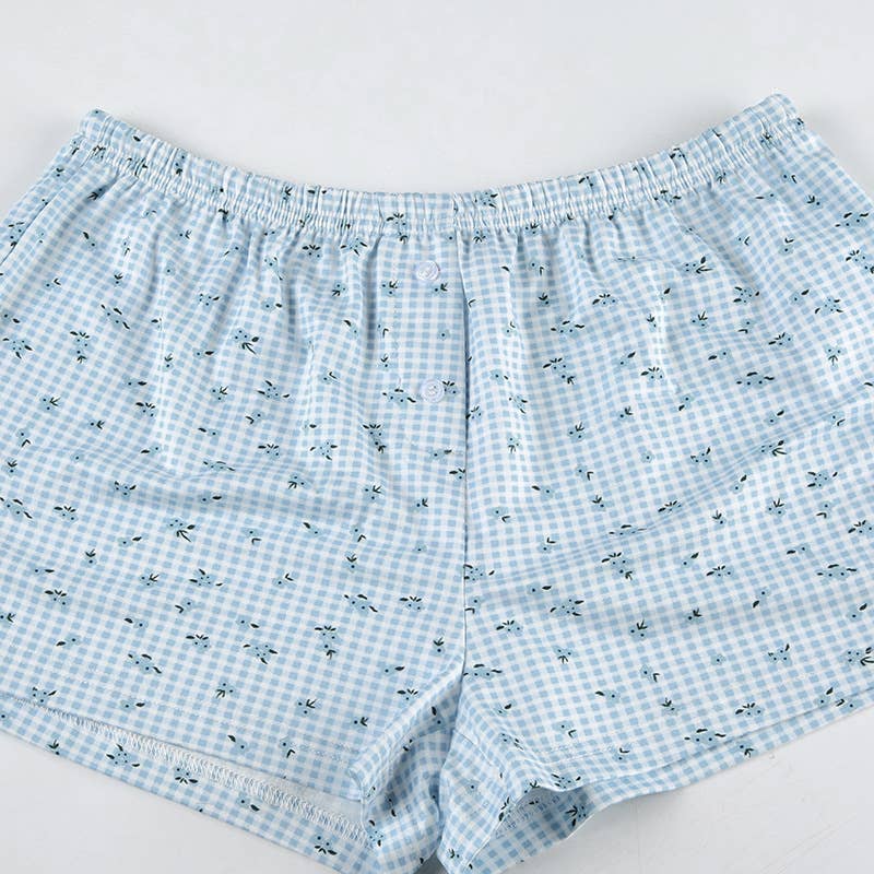 Teen Floral Print Loungewear Set | Blue