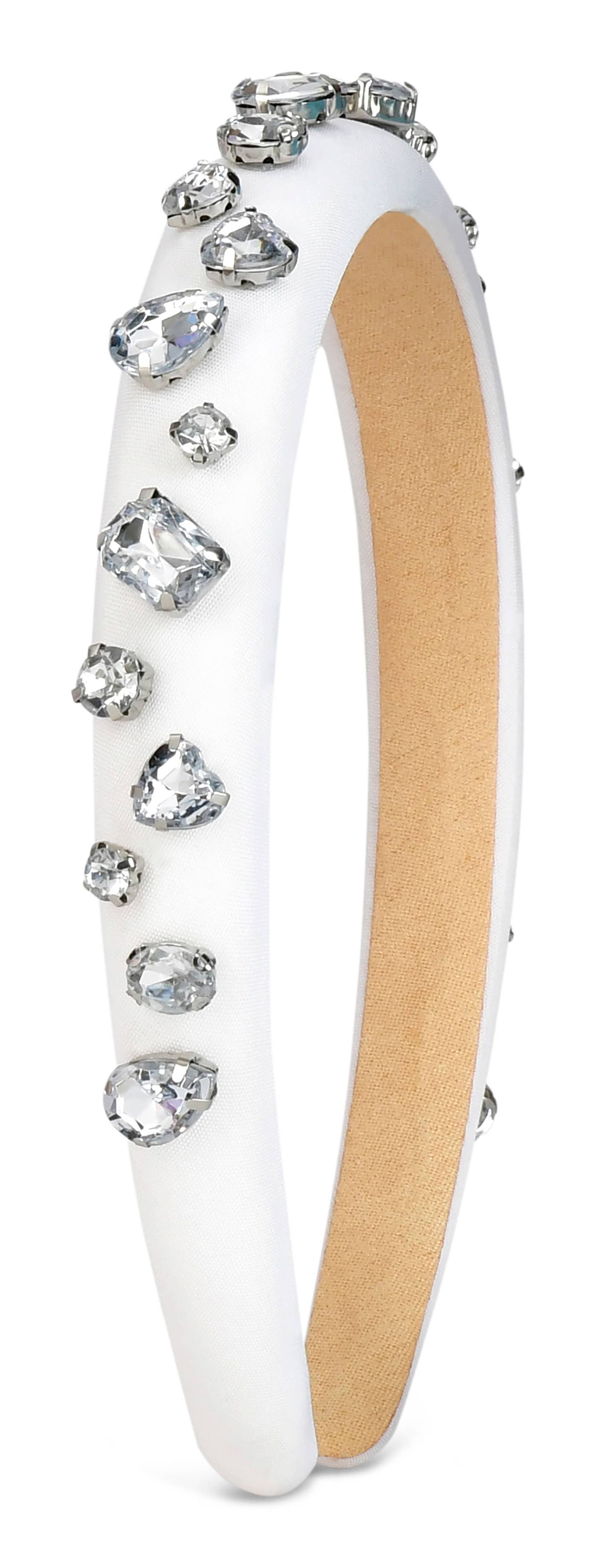 White Gemstone Headband – Sparkle Statement Accessory