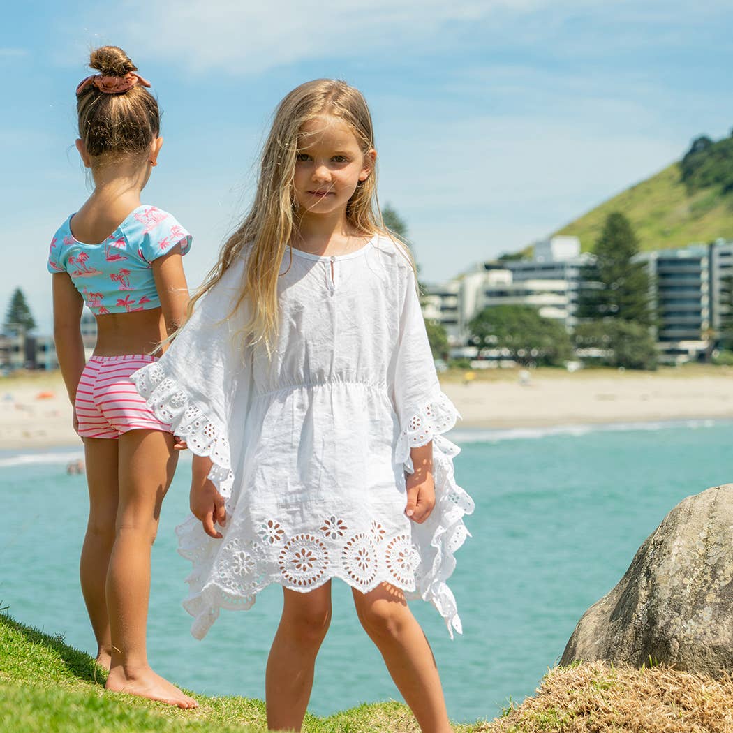 Snapper Rock Cesci White Eyelet Cover Up