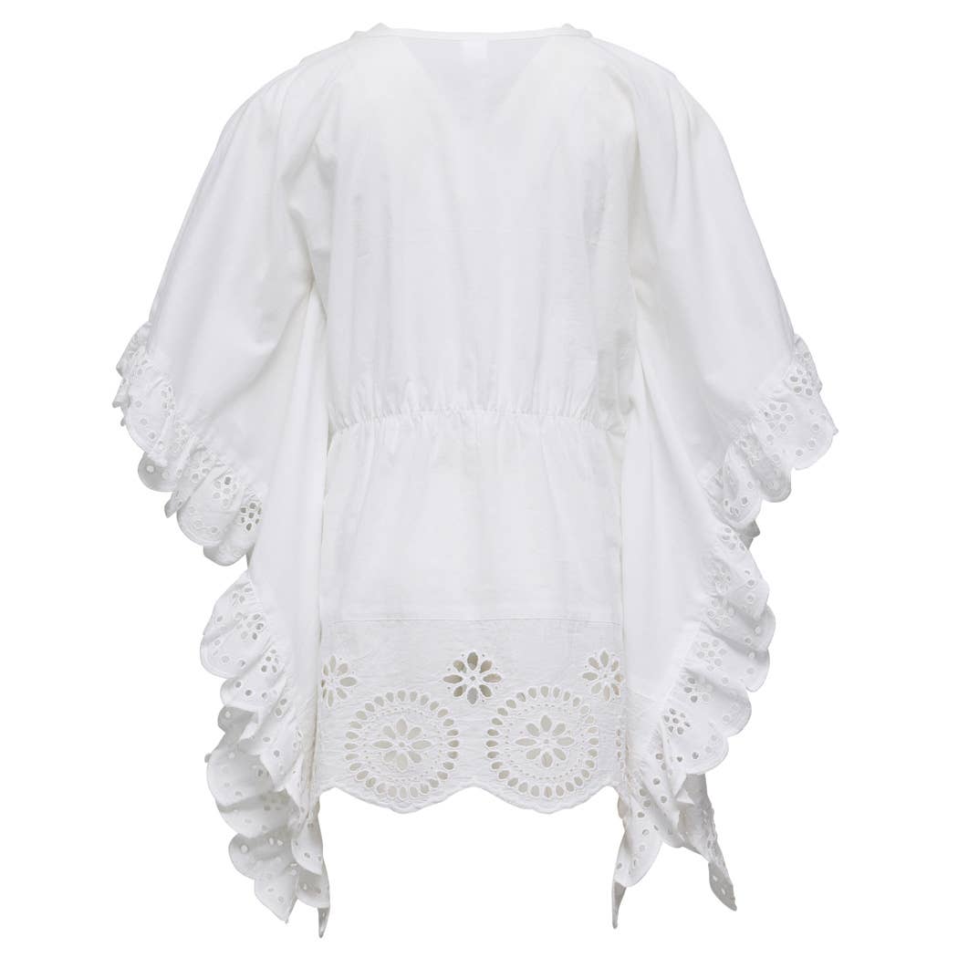 Snapper Rock Cesci White Eyelet Cover Up