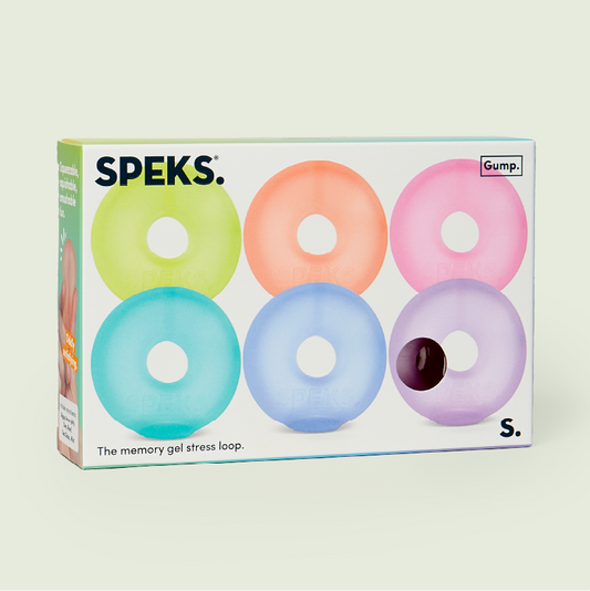 Speks Mini Gump Loops Sensory Fidget Toy – 6 Pack