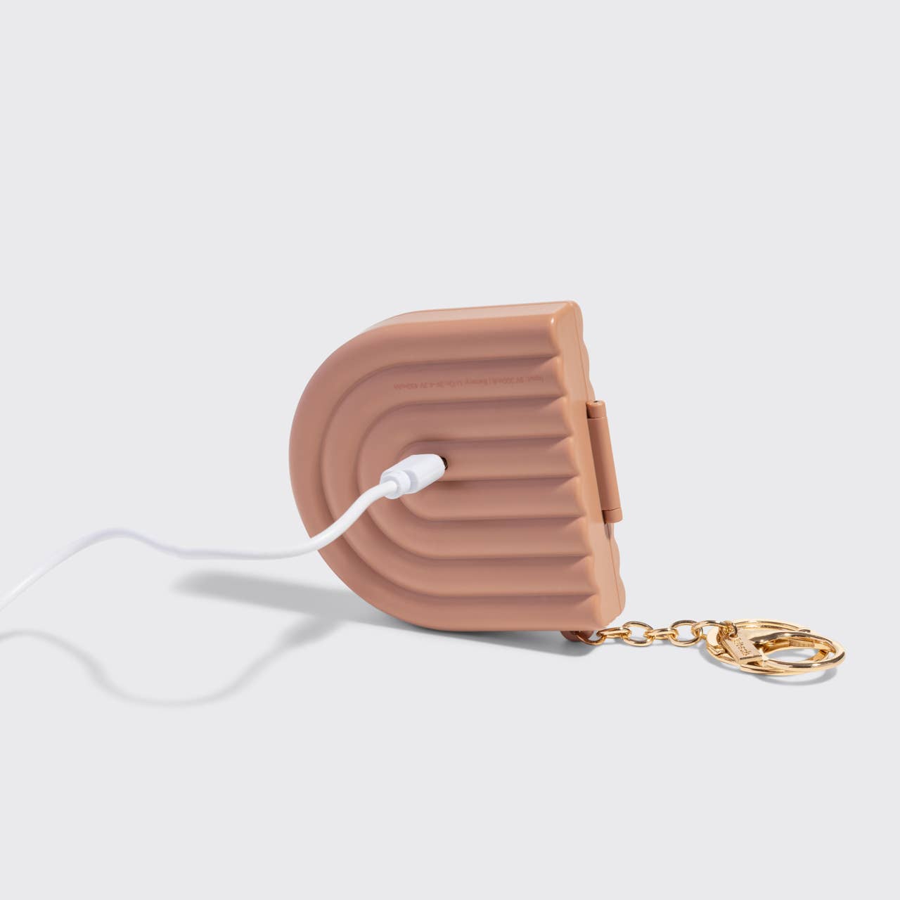 Kitsch LED Compact Mirror Keychain – Terracotta