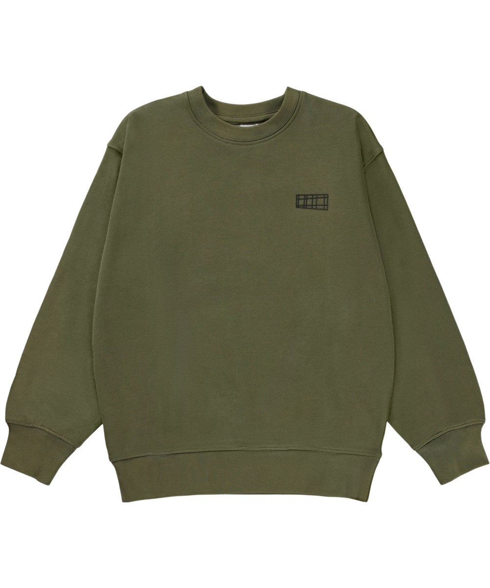 Molo Army Green Crew Sweatshirt