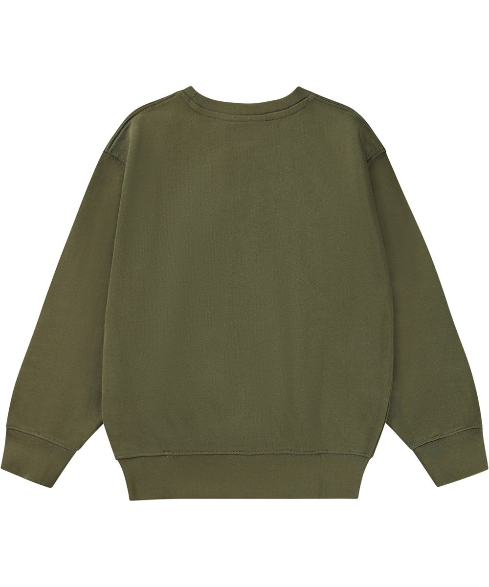 Molo Army Green Crew Sweatshirt