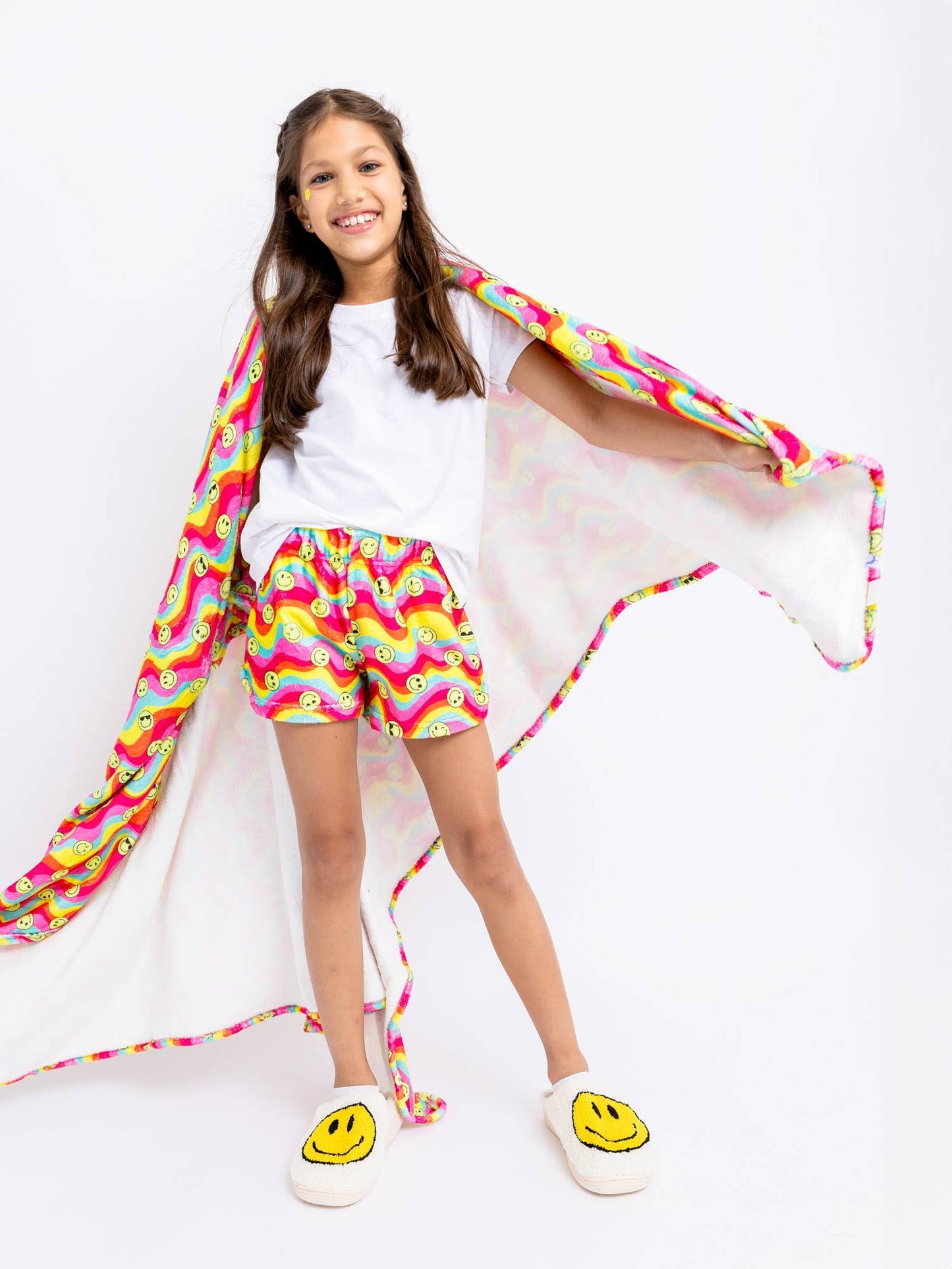 Preppy Goose Girls Plush Lounge Shorts| Groovy Smiles