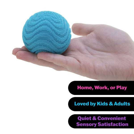Nee Doh Fuzz Ball Wonder Waves Textured Squishy Fidget Stress Ball
