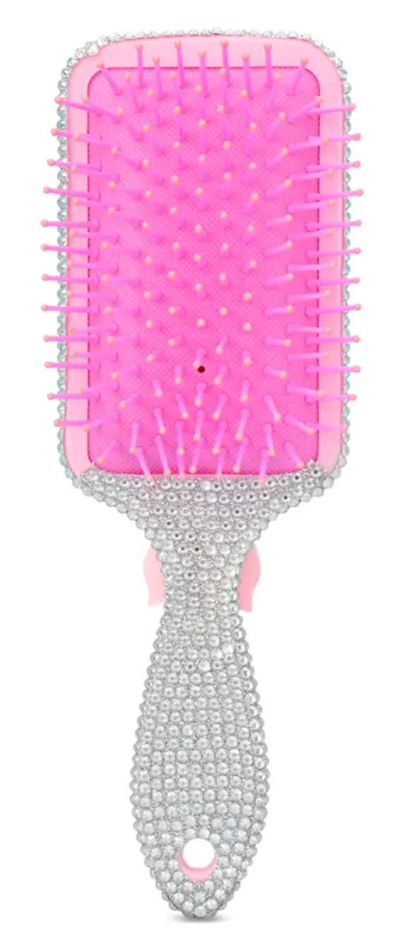 Charming Rhinestone Paddle Brush – Candy Charm Edition