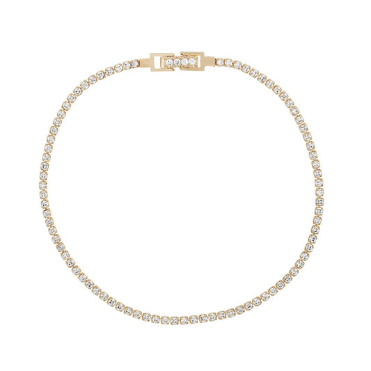 Endless Tennis Bracelet — 18K Gold Plated CZ, 6.5"