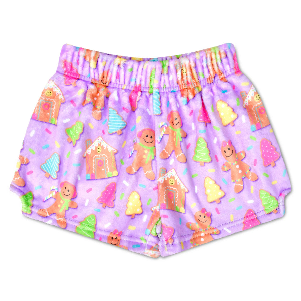 Iscream Joyful Gingerbread Plush Lounge Shorts