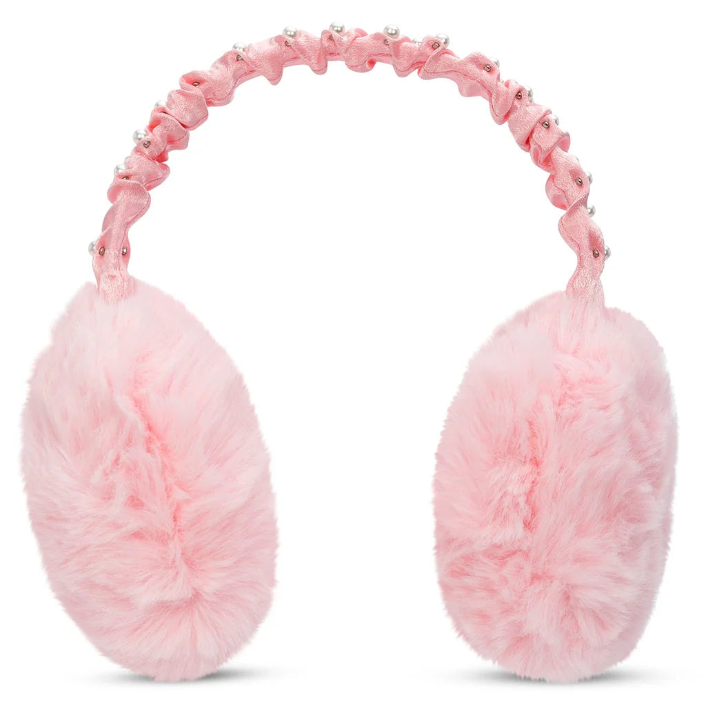 Iscream Ruched Rhinestone Earmuffs