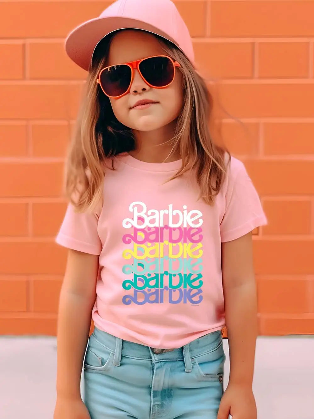 Color Barbie Kids Graphic Tee