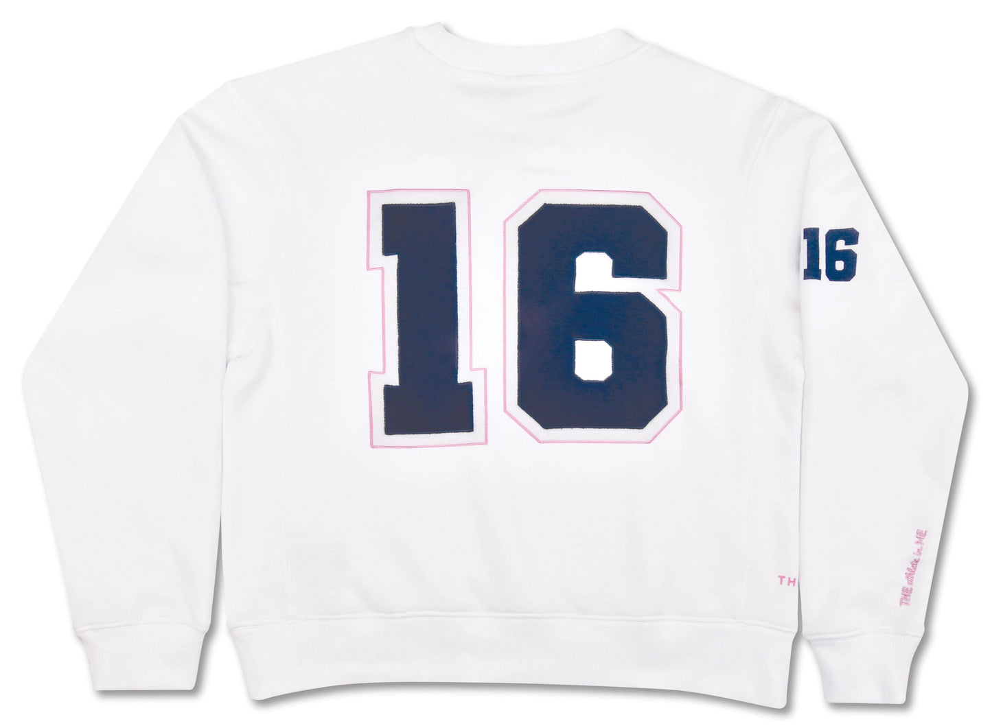 Theme NYC Varsity White Sweatshirt