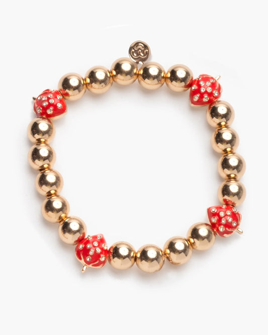 Super Smalls Sweet Strawberry Stretchy Bracelet