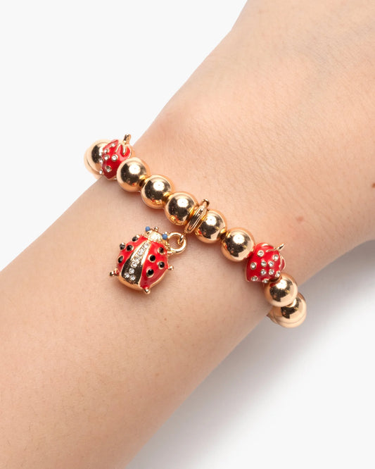 Super Smalls Sweet Strawberry Stretchy  Bracelet